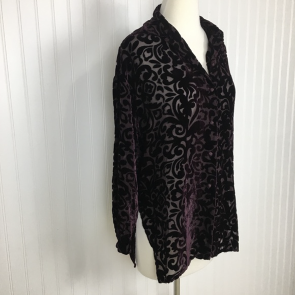 Velvet Brocade Tops